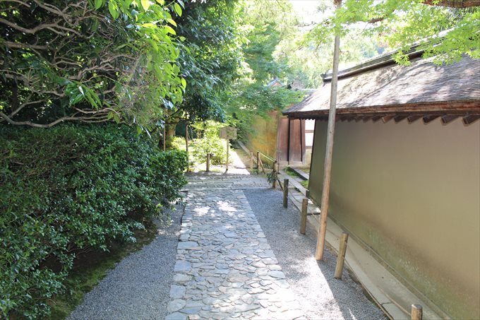 36龍安寺石庭の外側（南）