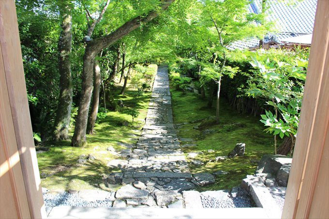 41西源院からの石の下り道
