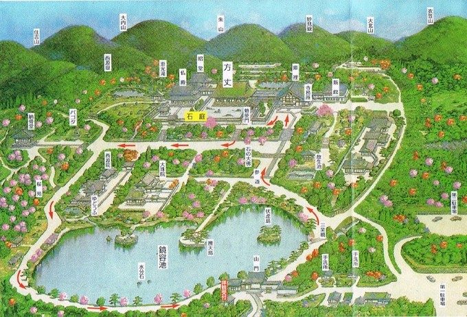 パンフレット地図