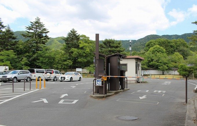 0醍醐寺の併設駐車場