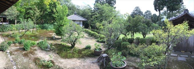 12宸殿再建予定地パノラマ
