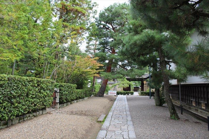 32大仙院へ向かう道（正面は真珠庵）