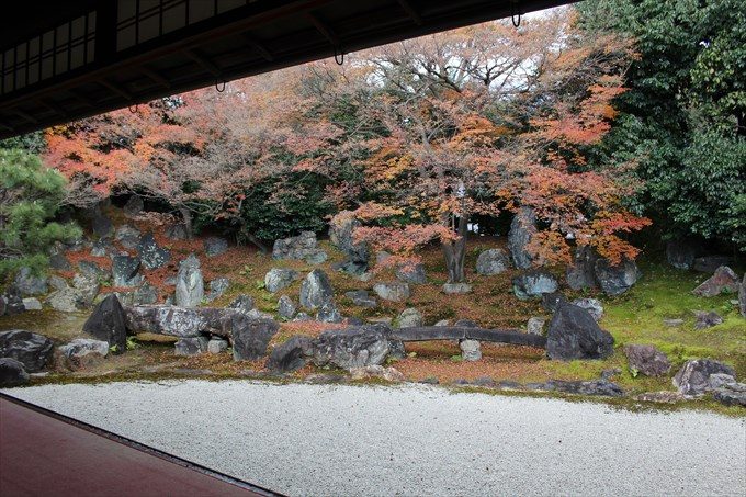 43圓徳院の北庭