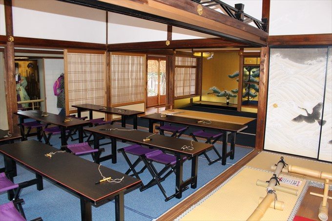24方丈内部の簡易写経の部屋