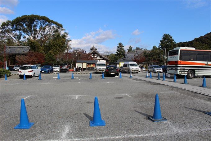 1高台寺の駐車場