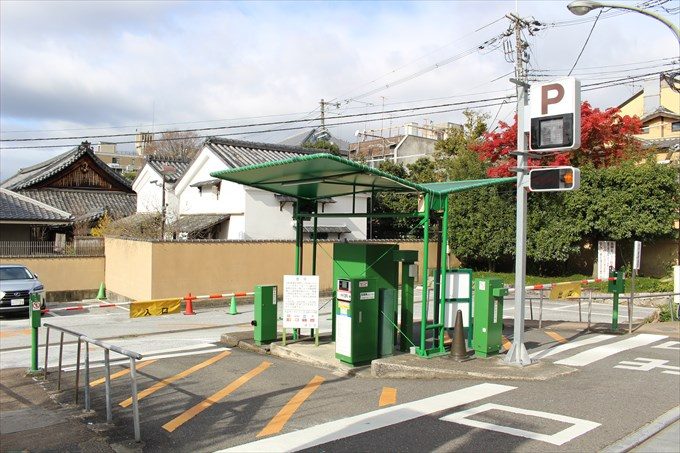 1建仁寺の駐車場