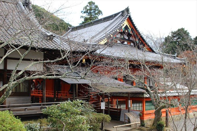32宸殿から見た本堂