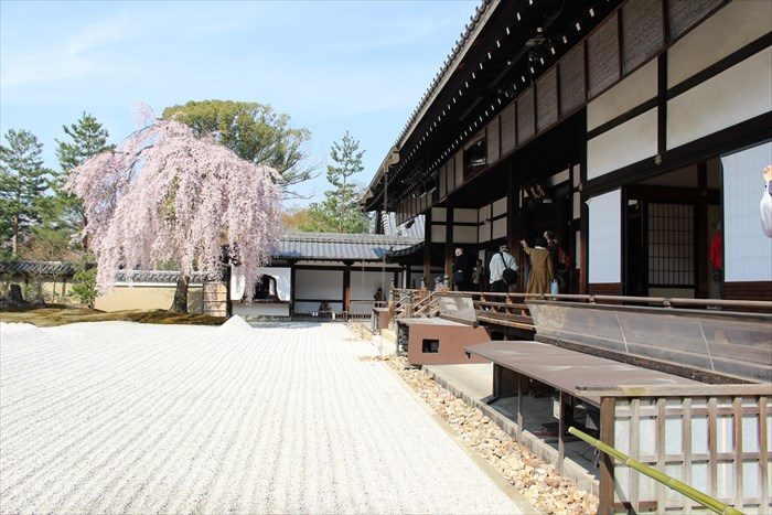 24方丈前庭の出口付近から