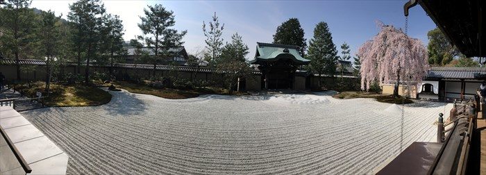 23方丈前庭全体パノラマ