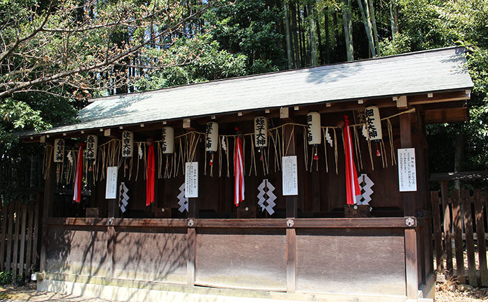 26平野神社の4つの末社