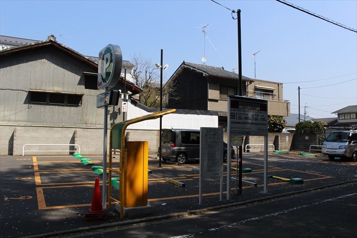 平野神社の駐車場(三井のリパーク平野神社北第2)
