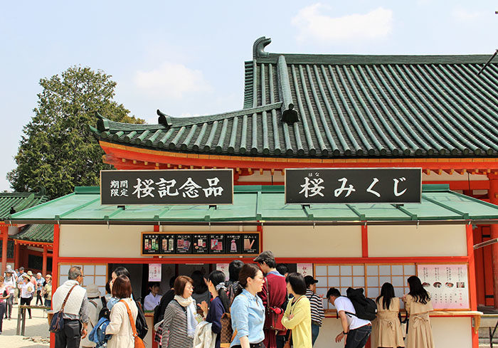 ７.桜みくじ売り場