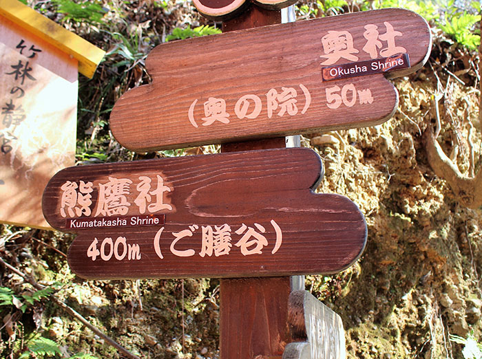 16.先ほどの立て札のところに戻ってきました